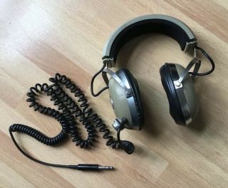 Koss Pro/4aa Vintage Stereo Headphones - Beige - 1/4 " Connector For Repair/parts