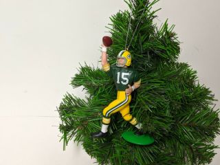 Vintage Custom Football Christmas Ornament Green Bay Packers Bart Starr
