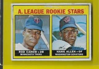 1967 Topps Rookie Stars Rod Carew Minnesota Twins Rc 569 