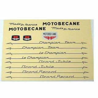 Motobecane Full Set Of Decals Vintage Choices One Set