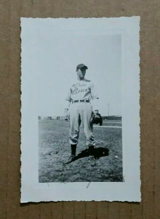 Jesse Snyder,  York White Roses Baseball Player,  York,  Pa. ,  Vintage Photo,  Sept.  1943
