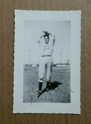 John Holowka,  York White Roses Baseball Player,  York,  Pa. ,  Vintage Photo,  Sept.  1943