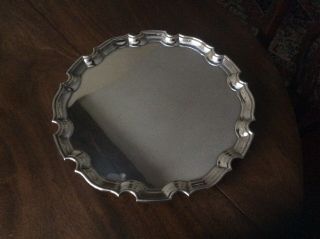A Large Vintage Antique Silver Plated Salver.