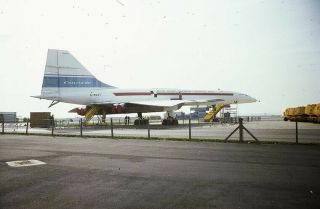 Colour Slide Concorde G - Bsst 2nd Prototype Bac 1979