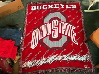 Ohio State Tapestry Throw Blanket 45 " X 53