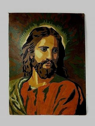 Vintage Paint by Number Jesus Portrait 16 