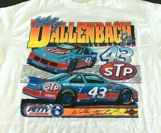 Vintage 1994 Nascar Wally Dallenbach Stp Xl Shirt Pit 43 Rare Never Worn Petty