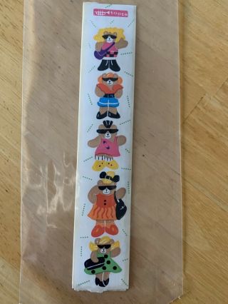 Rare Vintage Stickers - Cardesign - Toots Bearly Dress Dated 1983