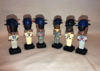6 - Baseball Post Cereal Mini Bobbleheads Sosa A - Rod,  Williams,  Piazza,  Giambi, 2