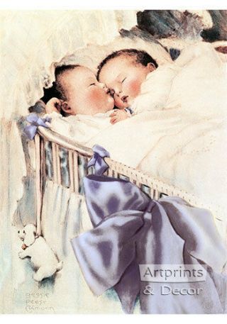 Double Blessing By Bessie Pease Gutmann (art Print Of Vintage Art)