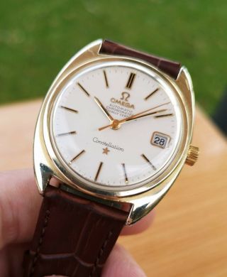 Vintage Omega Constellation Automatic 14ct Watch,  Fully Serviced,  564 2