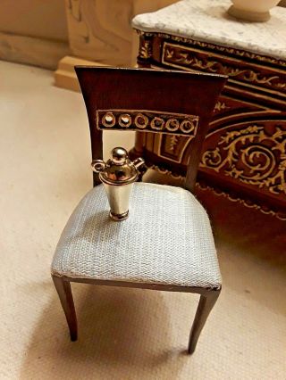 One Miniature Antique Sterling Silver Cocktail Shaker,  Doll House 1:12 Scale