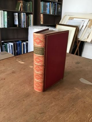 Very Rare Miniature Full Leather Binding:the Of Lamartine - In Full French