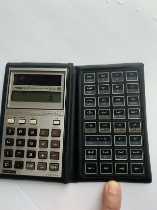 Vintage Casio Fx - 451 Scientific Solar - Powered Calculator Handheld