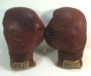 Vintage Everlast Boxing Gloves Great Man Cave Piece 2
