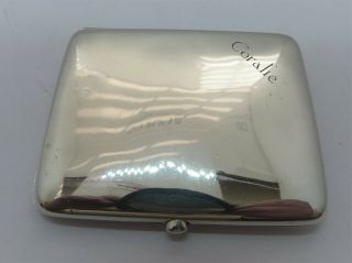 1907 London - Solid Silver - Sampson Mordan - Cigarette Case - 88.  4 Grams