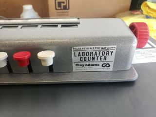 Vintage Clay Adams 8 Key Laboratory Counter Conditiion