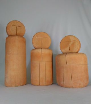 3 Raymor Figure Sculptures Terracotta Mid Century Modern Vtg Italian Art Pottery