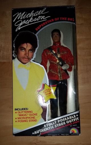 Vintage Michael Jackson Doll American Music Awards Ama 1984 Nib 12 " Figure