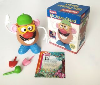 Playskool Vintage 1986 Mr.  Potato Head Toy,  With Pipe,  Complete Usa Made