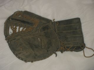 Vintage Cooper Pro Hockey Goalie Trapper Glove