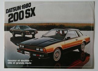 Datsun 200sx 1980 Dealer Brochure - French - Canada - St501000818
