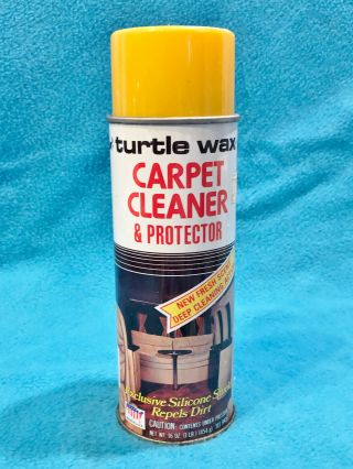 Vintage Turtle Wax Carpet Cleaner & Protector - 1983 - Collectors Item