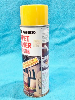 VINTAGE TURTLE WAX CARPET CLEANER & PROTECTOR - 1983 - COLLECTORS ITEM 3