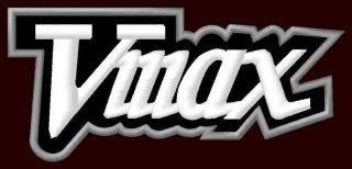 Yamaha V - Max Embroidered Patch 3 - 7/8 " X 1 - 3/4 " Motorcycle Vmax Drag Bike Power