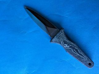 Vintage Parker Cut Co Boot Dagger Knife With Woman On Handle