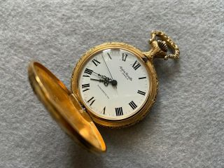 Swiss Made Andre Rivalle 17 Jewels Vintage Mechanical Wind Up Pocket Watch 2
