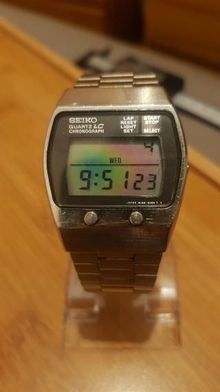 Rare Vintage Seiko M - 159 5020 Digital Watch