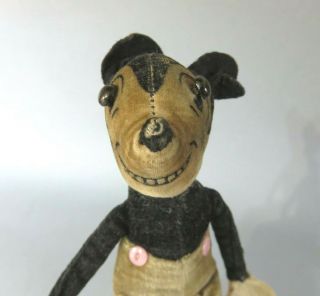 ANTIQUE VINTAGE 1930 ' S DEANS RAG BOOK MICKEY MOUSE SOFT TOY 6 