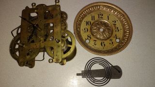 Seth Thomas Clock Movement 4 1/2 Vintage
