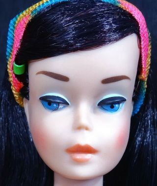 Rare Vintage Midnight Medium Color Color Magic Barbie Doll Stunning