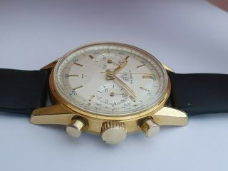 Vintage Heuer Carrera Chronograph 3648 Valjoux 92 3