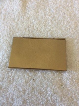 Gold Colored Metal Business Card Holder