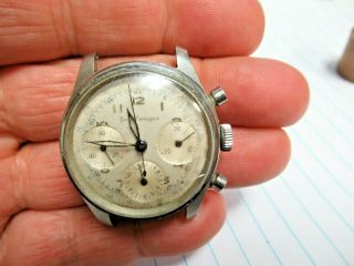 Vintage Girard Perregaux 17j Swiss Chronograph Wristwatch