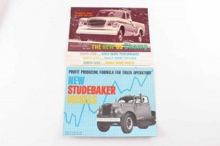 Vintage 1963 Studebaker Champ Truck & Diesel Truck Brochures