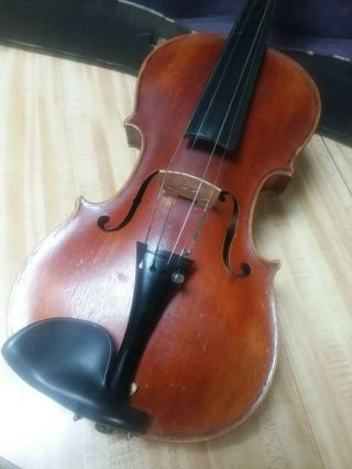 Antique Jacobus Stainer In Absam 4/4 Vintage Violin From Estate Old As Found
