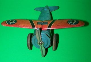 Vintage Marx Tin Airplane