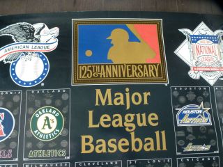 Vintage Giant 125 th Anniversary Major League Baseball MLB Poster Logos Collage 3