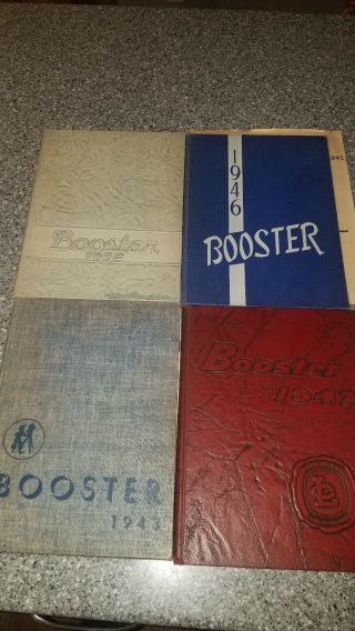 Lacrosse Wisconsin Central High School Yearbooks 1941 43 46 48