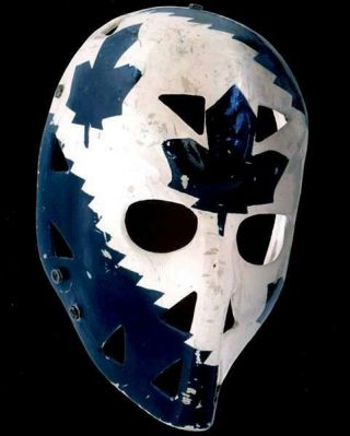 Goalie Mask Of Mike Palmateer Toronto Maple Leafs 8x10 Photo
