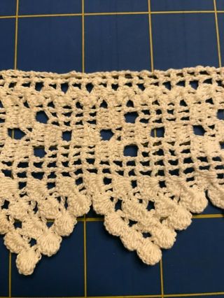 Vintage Cotton Crochet Yarn Thread Finished Work 4 1/3 Yards