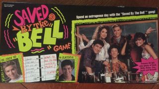 Saved By The Bell Board Game - Vintage 90s Saved By The Bell Game Complete
