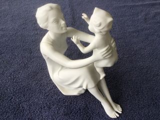 Vintage Kaiser Bisque Porcelain Mother With Child