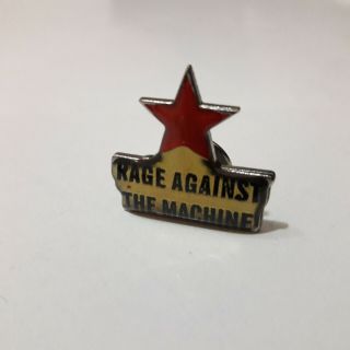 Vintage Rage Against The Machine Pin Badge