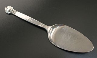 Gustafson Craft Chicago Silver Hand Wrought Sterling Nordic Pattern Pie Server