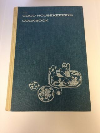The Good Housekeeping Cookbook 1963 Blue Hardcover Vintage